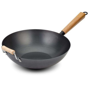 Patelnia Wok Stalowy Kantoński Chiński 35cm