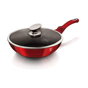 Wok Granitowy 28cm Berlinger Haus Burgundy Bh-1265