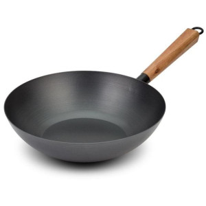 Patelnia Wok Stalowy Kantoński Chiński 28cm