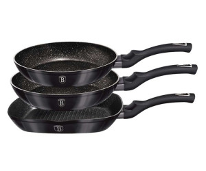 Zestaw 3 Patelni Granitowych Berlinger Haus Bh-6904 Carbon Pro