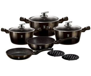 Zestaw Garnków 13 Elem. Berlinger Haus Bh-6615 Shiny Black