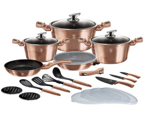 Zestaw Garnków Berlinger Haus Bh-7182 22 Elem. Rose Gold
