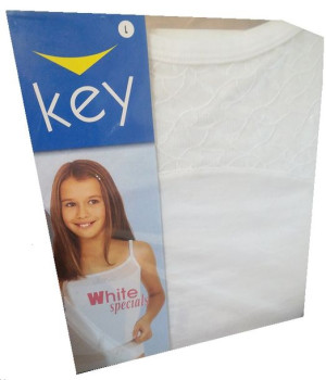 PODKOSZULKA DZIEWCZĘCA KEY na ramiączkach 158 (XL)
