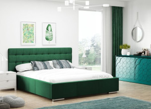 IMPERIA S02 łóżko tapicerowane 140x200 ze stelażem