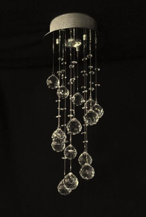 Serpentyna 20x50 lampa wisząca 1-punktowa Light Crystal