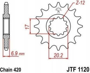 Zestaw napędowy APRILIA RX50 99-05