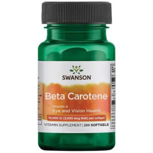 SWANSON Beta Karoten 10000 IU 250 kaps.