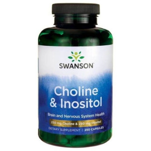 SWANSON Cholina Inozytol 250 kaps.