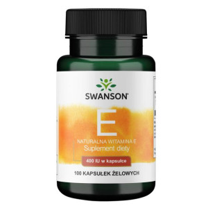 SWANSON Witamina E Naturalna 400 IU 100 kaps.