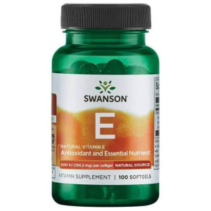 SWANSON Witamina E 200 IU 100 kaps.