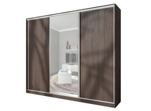 Szafa z lustrem Wenge + półki 270