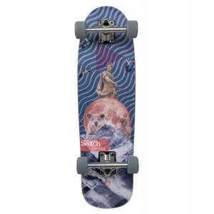 Miejski cruiser 3D Switch Longboard Quokka Collage