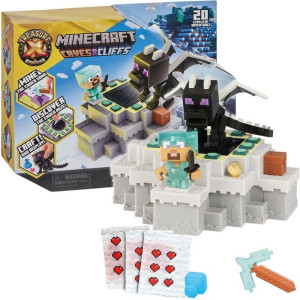 Treasure X Minecraft Cave & Cliffs Ender Dragon Zestaw Smok Cobi 41677