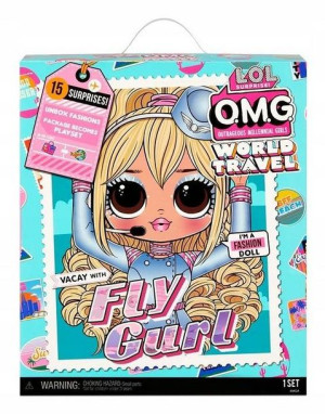 LOL suprise omg FLY GURL World Travel DUŻA LALKA