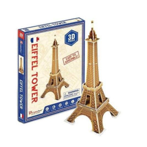 Puzzle 3D Wieża Eiffla 20 elementów tekturowe