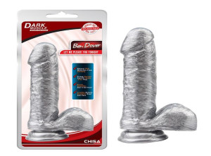 Srebrne Dildo Jądra Żyły Ben Dover-Silver