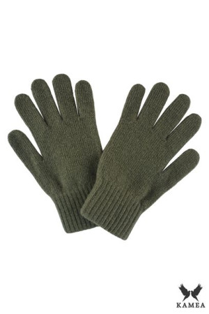RĘKAWICZKI*01 DAMSKIE - zimowe - ciepłe - kolor khaki