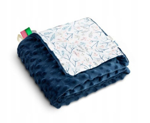 Lekki Kocyk Minky 75 X 100 Granat