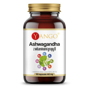 YANGO Ashwagandha Z Witaminami Grupy B 90 kaps.