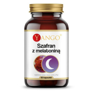 YANGO Szafran Z Melatoniną 60 kaps.