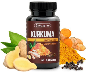 SKOCZYLAS Kurkuma Piperyna Imbir Resweratrol Kwercetyna 60 kaps.