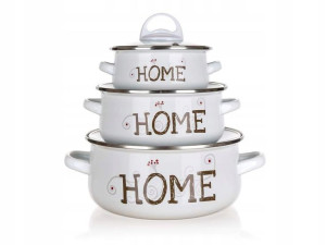 Komplet garnków HOME 6szt