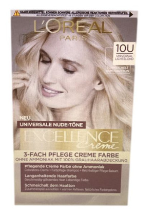 LOREAL Excellence Nude farba świetlisty blond 10U
