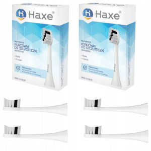 4x Końcówki Haxe Sg-c002/w Białe