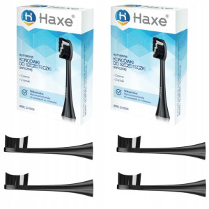 4x Końcówki Haxe Sg-c002/b Czarne