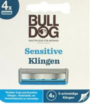  BULLDOG Sensitive wkłady do maszynki 4 szt.
