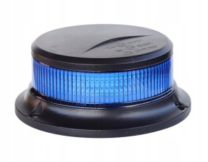 Lampa błyskowa 18x LED 12V 24V 27W MAGNES 3-BŁYSKI