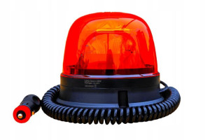 Lampa błyskowa 10x LED 12V 24V 28W MAGNES 7-BŁYSK