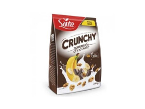 Crunchy Bananowo Czekoladowe Chrupiące Musli 350g Sante