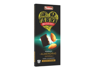 Czekolada Gorzka Torras Zero Z Całymi Migdałami 125g