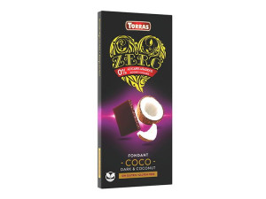 Czekolada Gorzka Torras Zero Z Kokosem 125g
