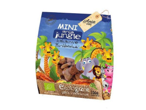 Herbatniki Mini Jungle Kakaowe Bio 100g Ania