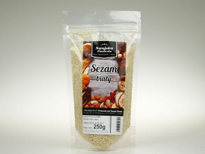 SEZAM BIAŁY ZIARNO ŁUSKANE 250g Swojska Piwniczka