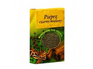 Pieprz Czarny Mielony 50g Dary Natury