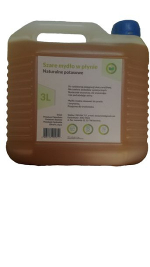 Szare mydło potasowe w płynie 3L