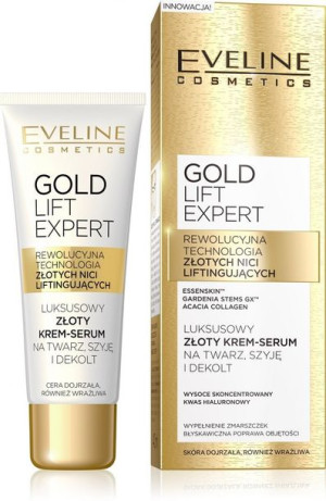 Eveline Gold Lift Expert Krem-serum na twarz,szyję i dekolt 40ml