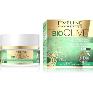 Eveline Bio Olive Głęboko nawilżający Krem-koncentrat na dzień i noc 50ml