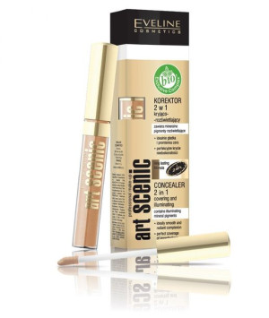 Eveline Art Scenic Korektor w płynie 2w1 nr 05 Nude 7ml