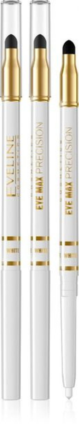 Eveline Eye Max Precision Kredka automatyczna z gąbką biała 1szt