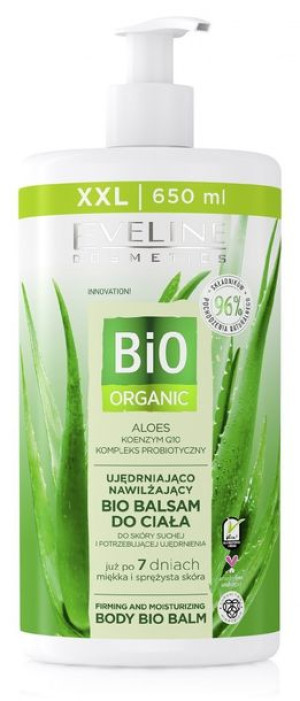Eveline Bio Organic Balsam do ciała ujędrniająco nawilżający - Aloes 650ml
