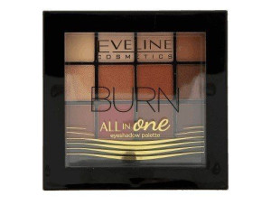 Eveline All in One Eyeshadow Palette Cienie do powiek Burn - paletka 12g