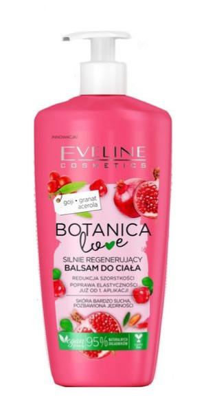 Eveline Botanica Love Silnie Regenerujący Balsam do ciała Goji-Granat-Acero