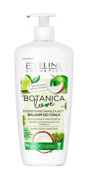 Eveline Botanica Love Intensywnie Nawilżający Balsam do ciała Olej Kokosowy