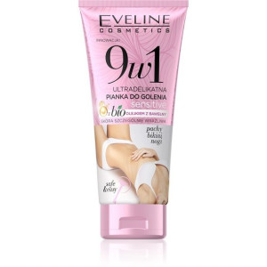 Eveline 9w1 Ultradelikatna Pianka do golenia Sensitive - skóra bardzo wrażl