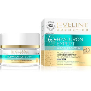 Eveline Bio Hyaluron Expert 60+ Multiodżywczy Krem-koncentrat silnie odbudo