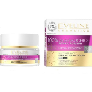 Eveline 100% Bio Bakuchiol Multinaprawczy Krem antygrawitacyjny 70+ na dzie